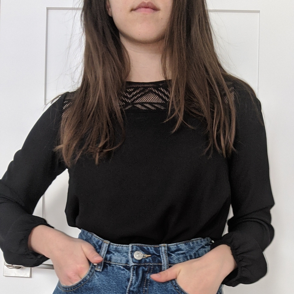 Black blouse